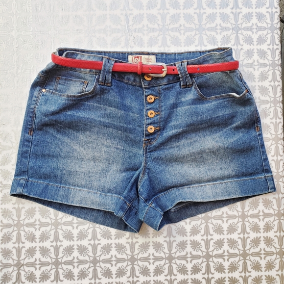 Lei high-rise denim shorts - Picture 2 of 4